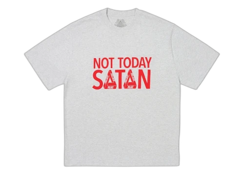 Palace Nicht Today T-Shirt Grey Marl