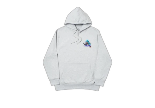 Palace Octo Hood Grey Marl