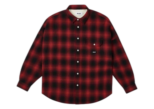 Palace Ombre Flannel Shirt Red