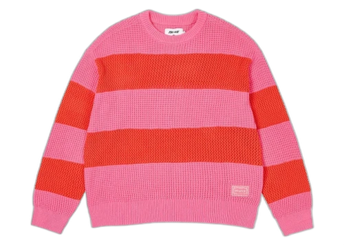 Palace Open Stripe Knit Pink/Orange