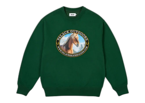Palace Outdoors Crew Racey Green