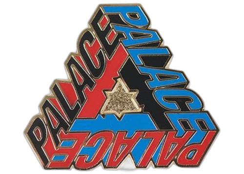 Palace P 3-D Pin Badge Multi