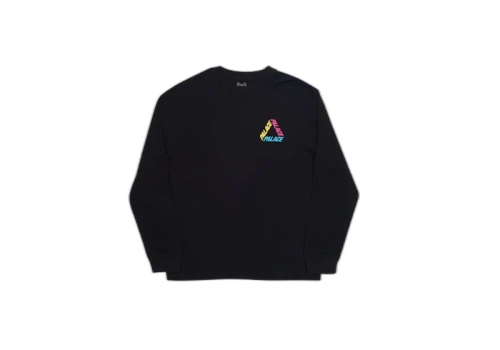 Palace P 3 L/S T-Shirt Black/Multi