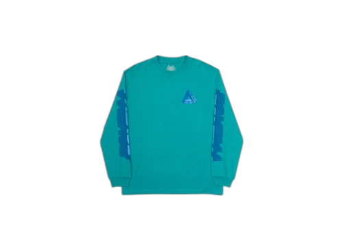 Palace P-3D Longsleeve Sea Green