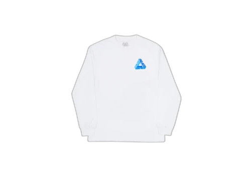 Palace P-3D Longsleeve White