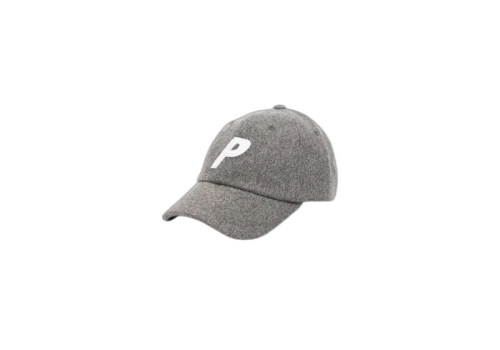 Palace P 6-Panel Melton Wool Grey