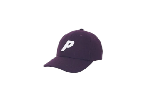Palace P 6-Panel Wool Purple