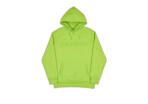 Palace P-A-L Hood Lime Green