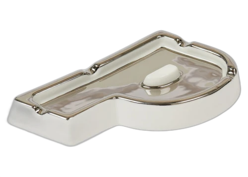 Palace P Ashtray White/Silver
