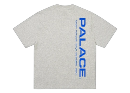 Palace P Bitz T-Shirt Grey Marl