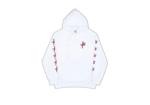 Palace P Man Hood White/Red