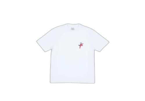 Palace P Man Pocket T-Shirt White/Red