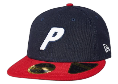 Palace P New Era LP 59Fifty Fitted Cap Navy/Red