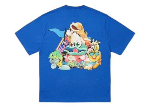 Palace P Sea T-Shirt Blue Berry