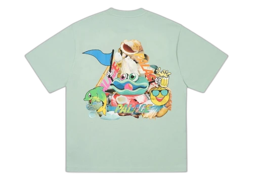Palace P Sea T-Shirt Hazy Green