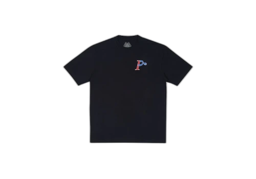 Palace P Spur T-Shirt Black/Red/Blue