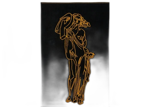 Palace P-Statue Beach Towel Black