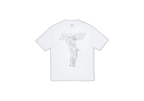 Palace P Statue T-Shirt White