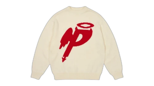Palace P Wing Knit Soft White
