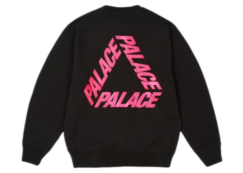 Palace P3 Glitter Crew Black