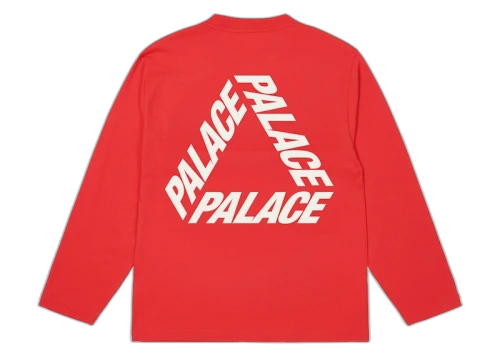 Palace P3 Longsleeve Tomato Red