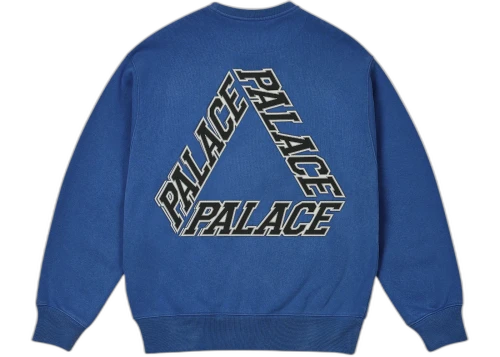Palace P3 Stitch Crew Classy Blue