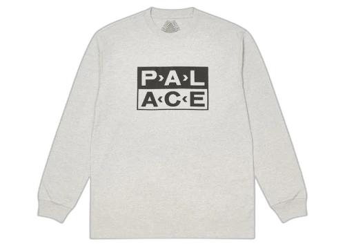Palace PAL Longsleeve Grey Marl