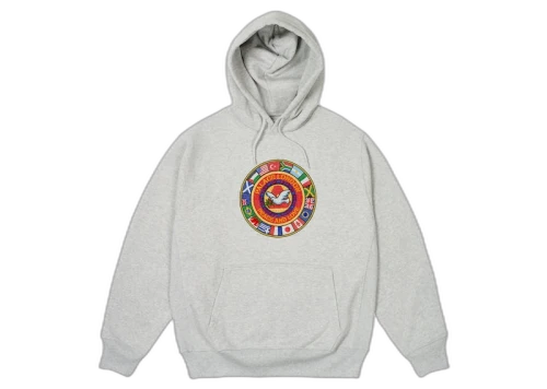 Palace Nations Hood Grey Marl