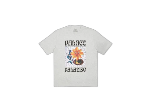 Palace Paladiso T-Shirt Grey Marl