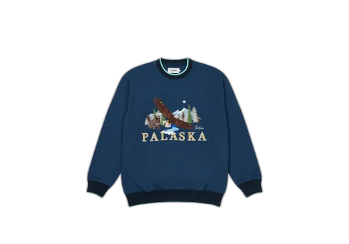 Palace Palaska EMB Crew Blue