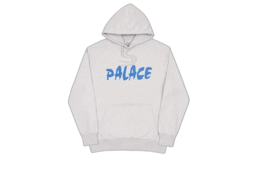 Palace Palazer Hood Grey Marl