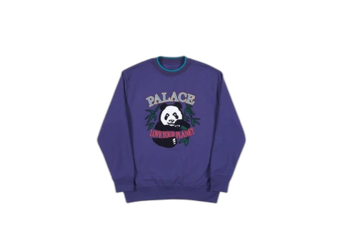 Palace Panda Crew Purple