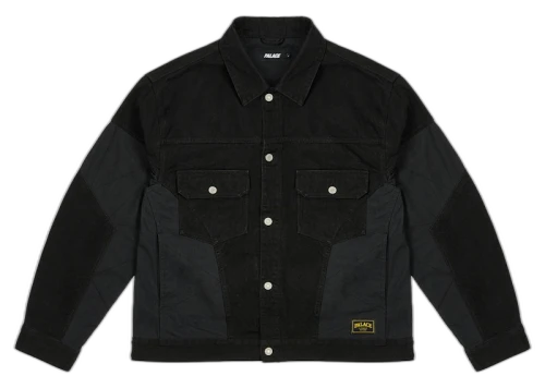 Palace Panel Denim Jacket Black