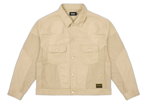 Palace Panel Denim Jacket Stoney Grey