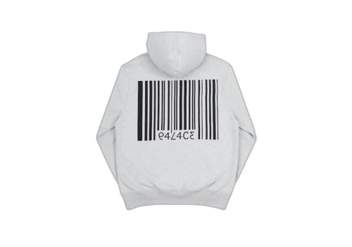 Palace Par Code Hood Grey Marl