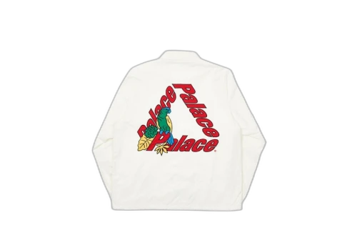 Palace Parrot Palace-3 Coach Jacket White