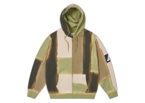 Palace Patch Me Up Zip Hood Multi Khaki
