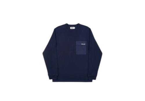 Palace Patch Pocket Ribber Navy