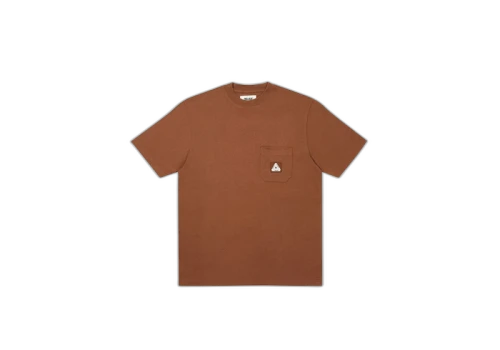 Palace Patch Pocket T-shirt Brown
