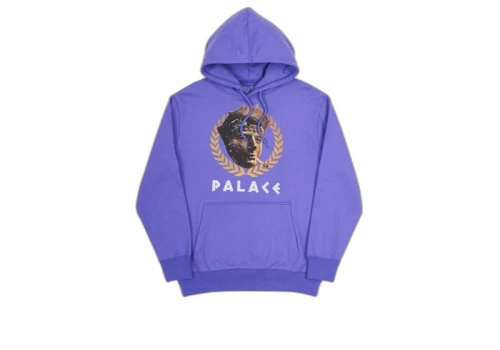 Palace Peaser Hood Purple Purple/White/Yellow