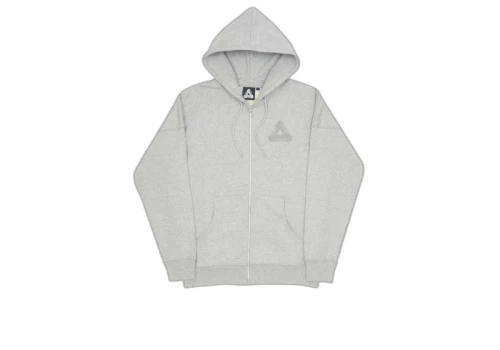 Palace Performance Zip Hood Grey