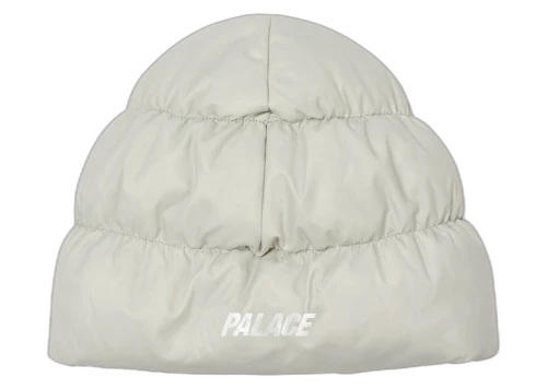 Palace Pertex Puffa Beanie (FW24) Frost Grey