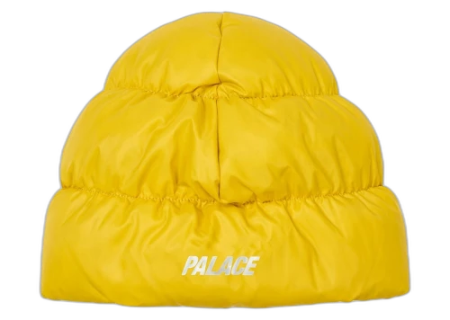 Palace Pertex Puffa Beanie (FW24) Yellow