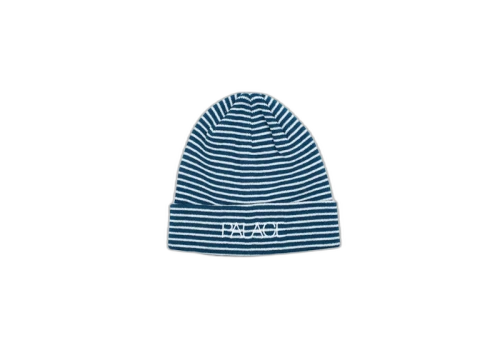 Palace Petit Stripe Beanie Blue