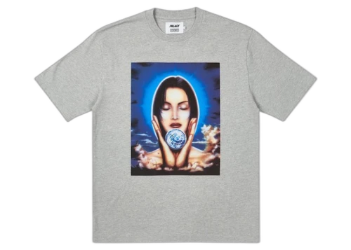 Palace PEZ Angel of Palace T-shirt Grey Marl