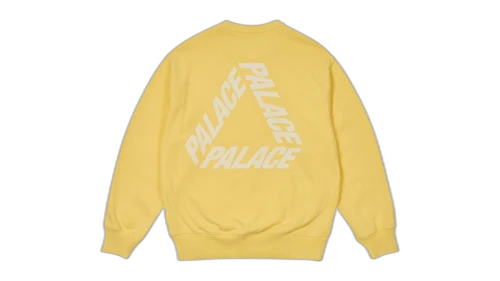 Palace Pigment P3 Crew Blessed Yellow