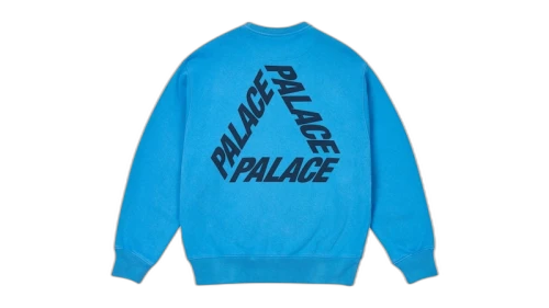 Palace Pigment P3 Crew Ocean Blue