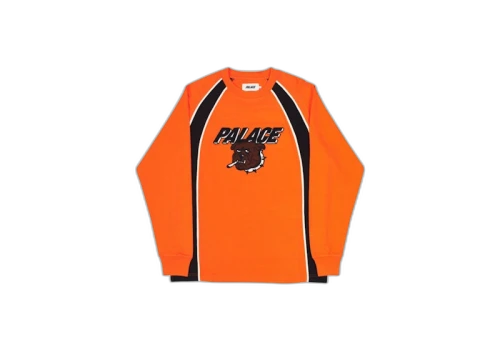 Palace Pipe Longsleeve Top Orange/Black