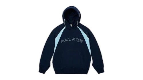 Palace Piped Panel Hood Ocean Blue