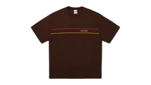 Palace Piped Panel T-Shirt Fox